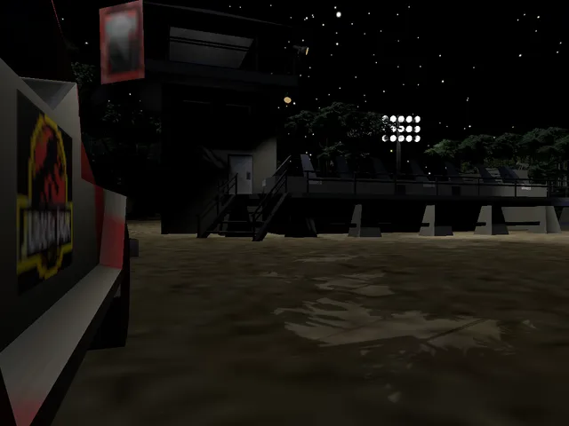 Raptor Pen - Jurassic Park