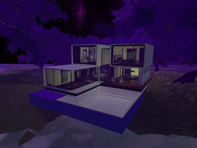 Lavender Forest with a Home