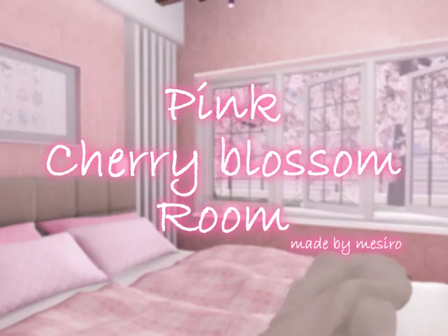 Pink Cherry blossom Room