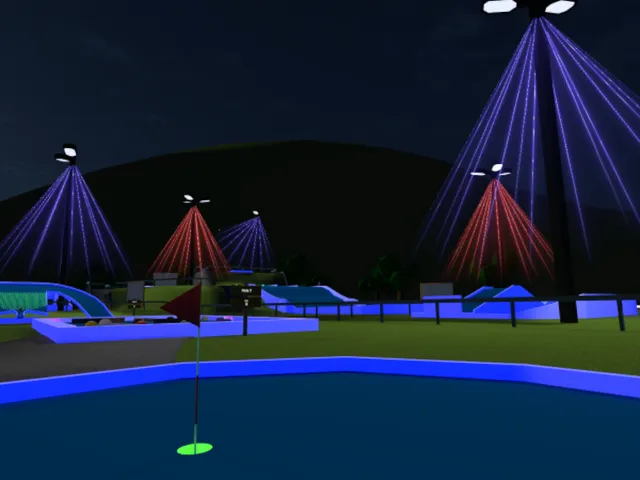 Mini Golf Lake Night Edition