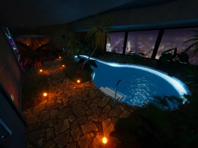 Chill Night Pool