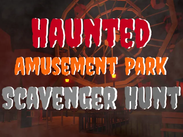 Haunted Amusement Park Scavenger Hunt