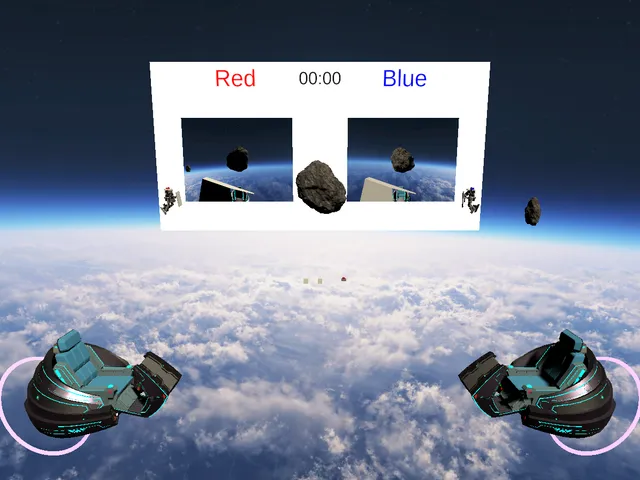 Small robot battle in space ニソコンVR宇宙大会