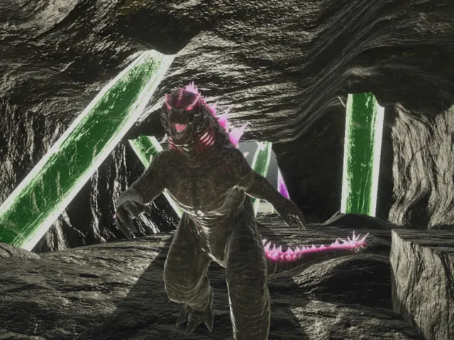 Hollow Earth Godzilla and Kong