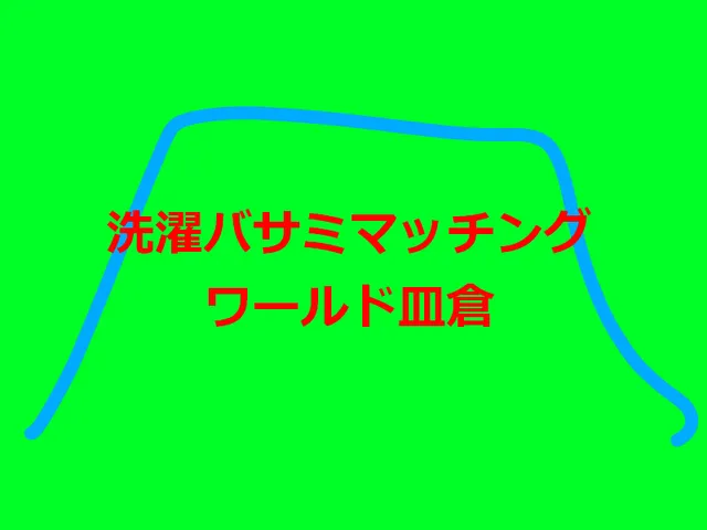 洗濯バサミマッチングワールド皿倉