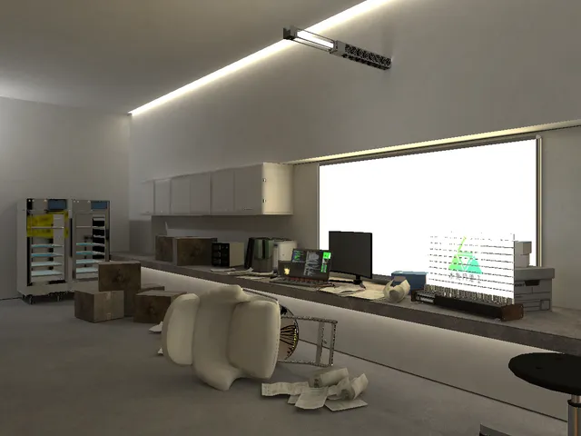 閉鎖された研究室⁄Empty Laboratory