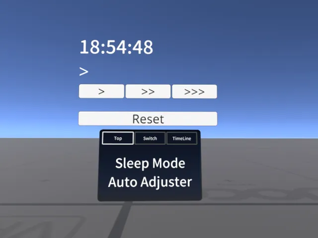 time linked night mode sample world