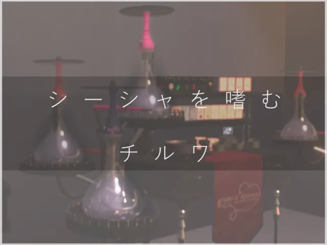 シーシャを嗜むチルワ