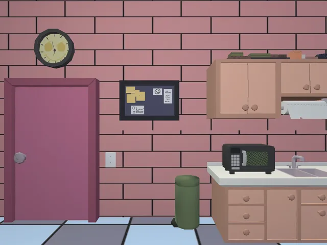 Smiling Friends breakroom