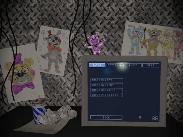 Freddy Fazbear's Pizzaria Simulator Labrynth