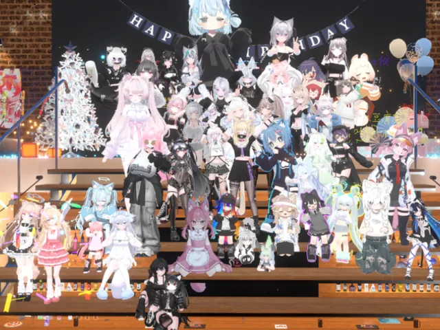 【全网首发】vrc合照转3D测试（黑科技，共10个场景可手动切换）