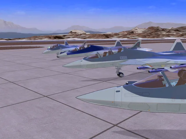 Flight on a Salty Lake