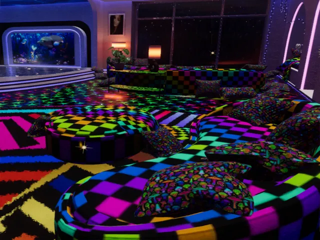 Psychedelic cozy home