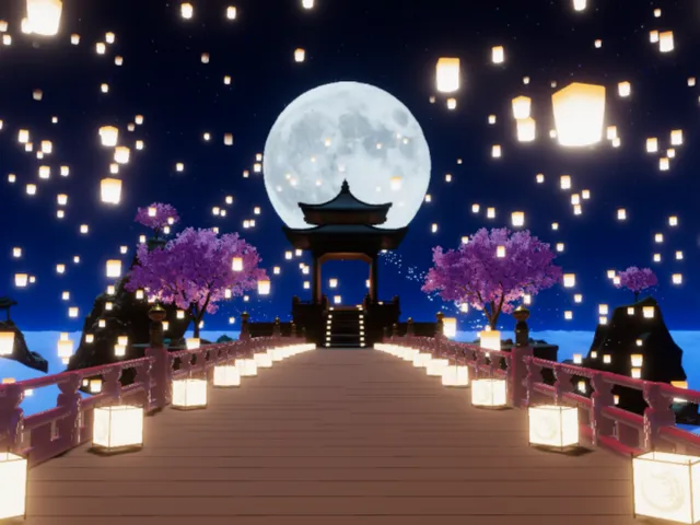 天燈桜島 - Floating Lantern Sakura Isle -