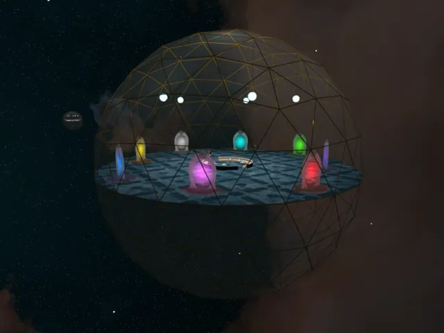 Dodecahedron avatar world