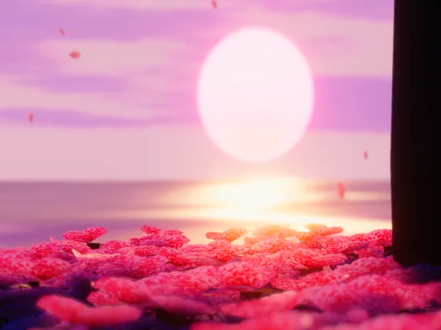 Bottle in the ocean