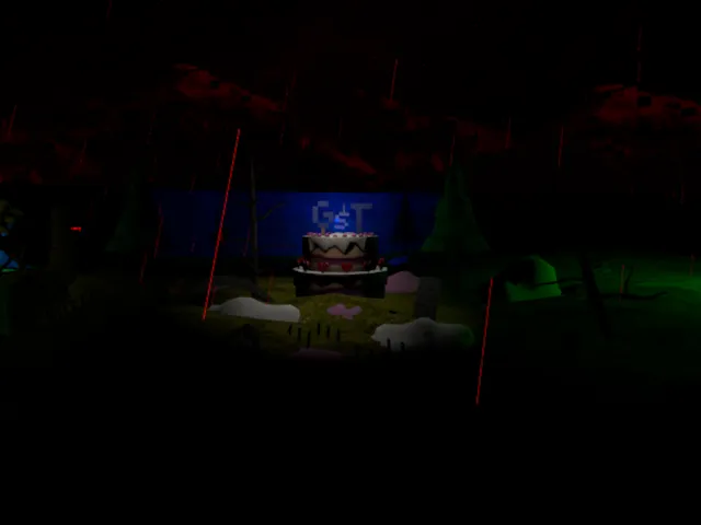 Gold Spooky Terror Forest