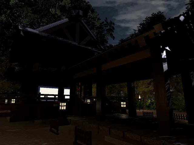 胡蝶庵・舞殿ーKochou_an・maidono