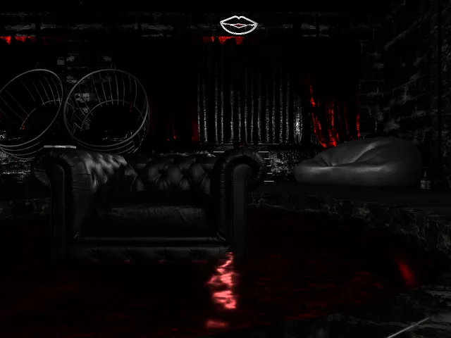 Aesthetic Red Lounge