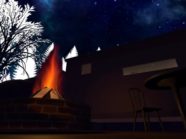 山中の憩いの場