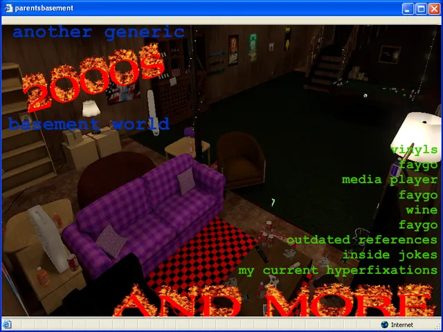 another generic 2000s basement world