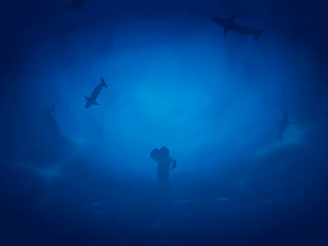 Deep into the sea