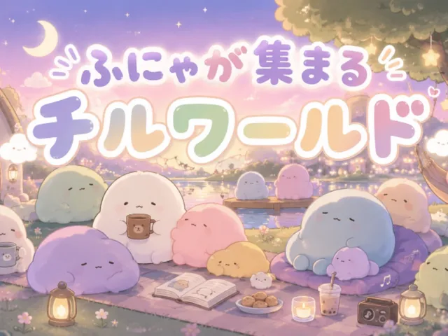 ふにゃが集まるチルワールド