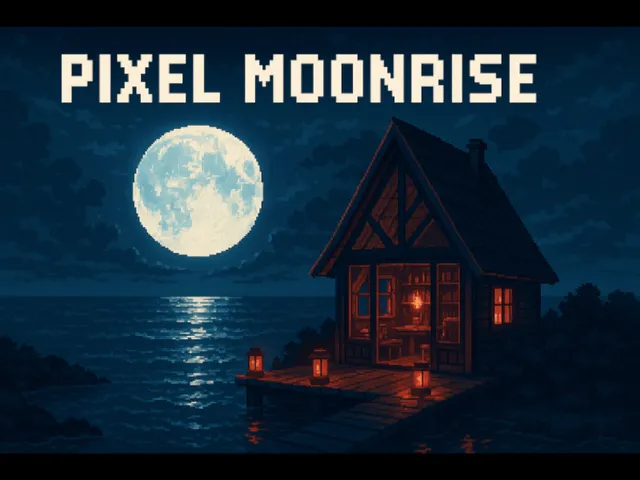Pixel Moonrise