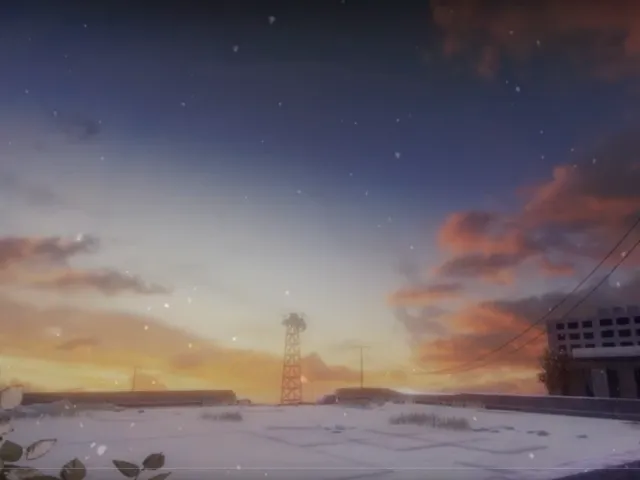 City 19 Ruined Snow Rooftop - PGR