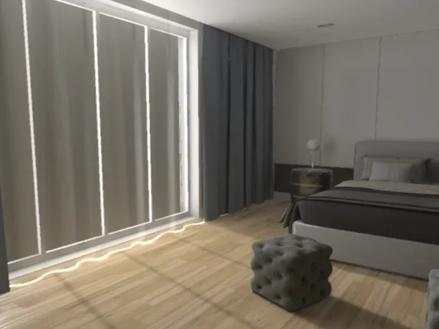 Bedroom in the Morning