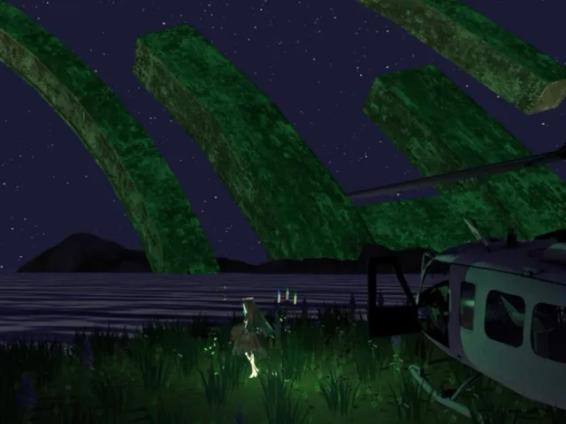 ゆるり廻る星の空、照る月は優しく