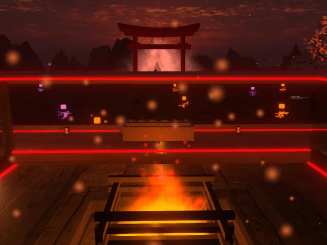 鳥居の見える部屋-Chill lake with Japanese Torii-