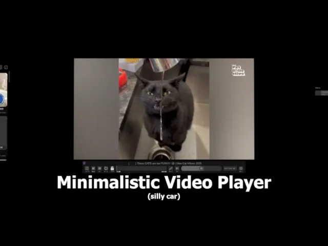Minimalistic Video Player