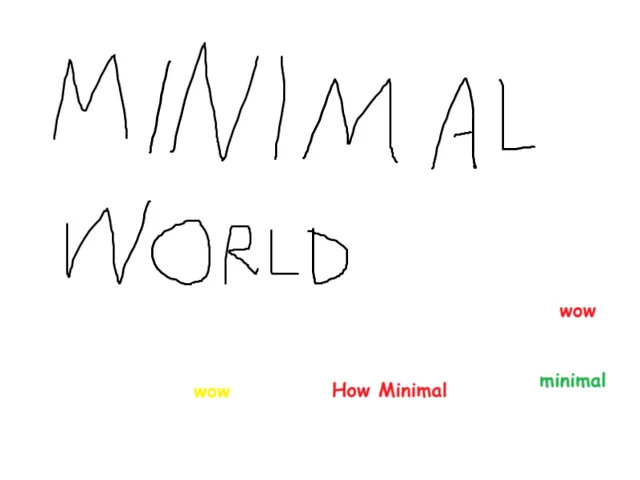Minimal World