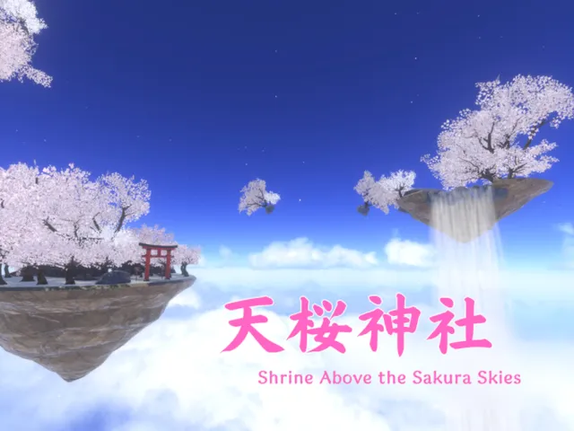 天桜神社 -Shrine Above the Sakura Skies-