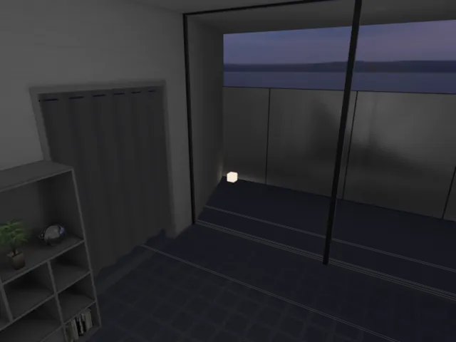 寝る