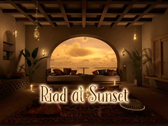 Riad at Sunset