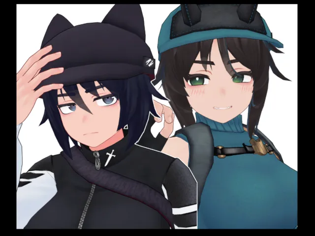 スタジオ午後＿サンプルアバター置き場