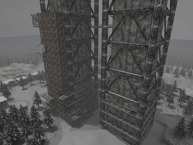SHADOW MOSES˸ Snowfield & Communications Tower