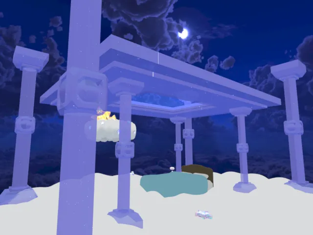 雲の上の寝るところ