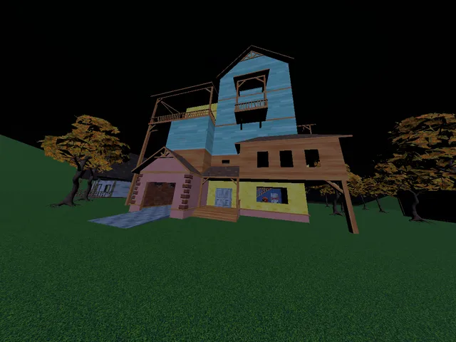Hello neighbor map （NOT CANON）