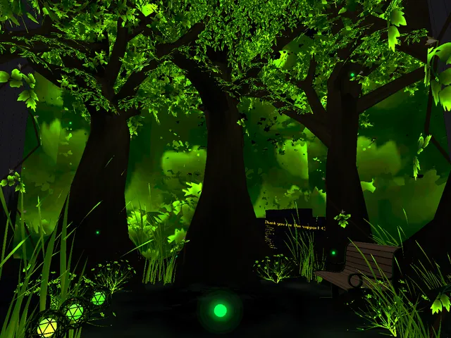 Glowy world