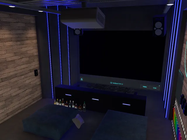 small movie room