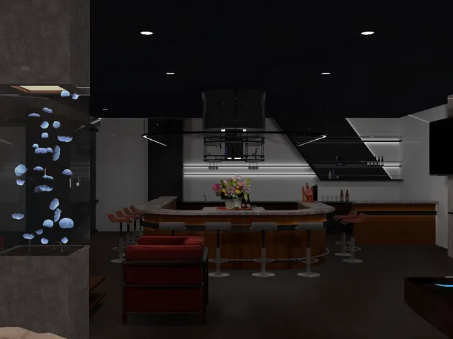 Mid-century Home Bar