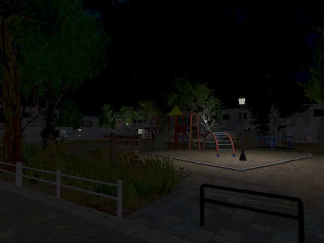 ガルル第1公園（夜）