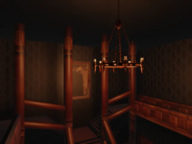 Slender mansion （BIG MANSTION UPDATE ALL HALLWAYS ARE CONNECTED AND BACK OF THE MANSION FINISHED）