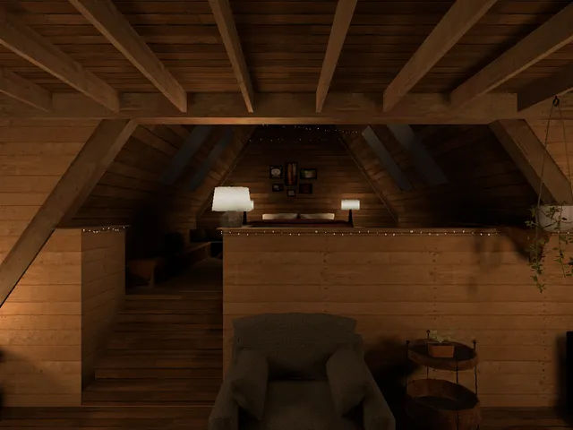 Cat's Chill Attic Room
