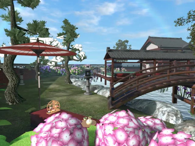 水無月の庭 Minazuki no Niwa Japanese Iris Garden