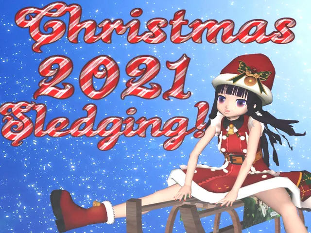 Christmas 2021 Sled hill