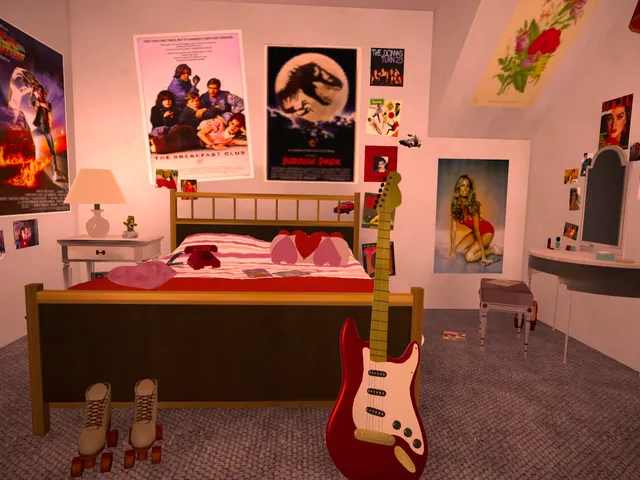 you wake up as the main character of an 80's teen movie and its time for that one scene where you dance around your bedroom